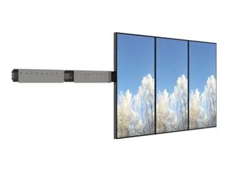 HI-ND VIDEO ROW - Monteringssett (veggmontering) for 1x4 videovegg - portrett - skjermstørrelse: 32"