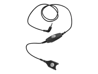 EPOS CALC 01 - Hodetelefonkabel EasyDisconnect til mini-phone stereo 3.5 mm hann - 1 m - svart - standard bunnkabel