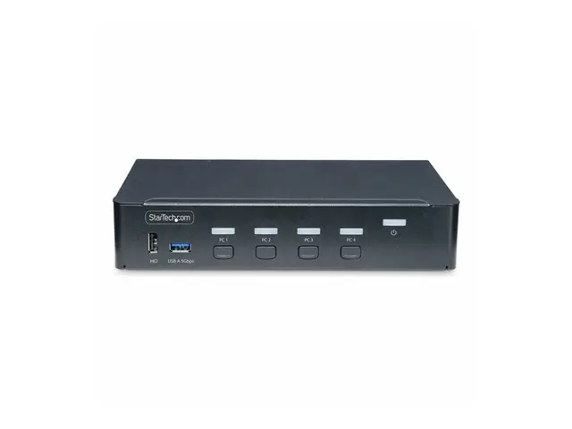 StarTech.com 4-Port DisplayPort KVM Switch, 4K 60Hz, TAA Compliant...