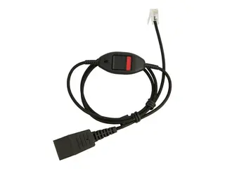 Jabra - Hodetelefonkabel - RJ-10 til Quick Disconnect 1 m