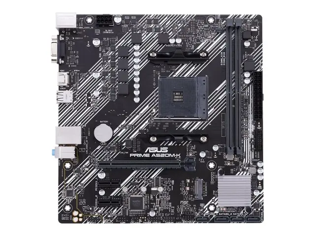 ASUS PRIME A520M-K - Hovedkort micro ATX Socket AM4 AMD A520 Chips...