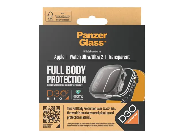 PanzerGlass - Skjermbeskyttelse for smart armbåndsur helkropp, med...