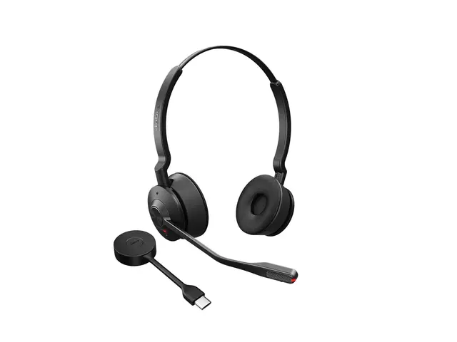 Jabra Engage 55 SE Stereo - Hodesett on-ear DECT trådløs USB-C via...