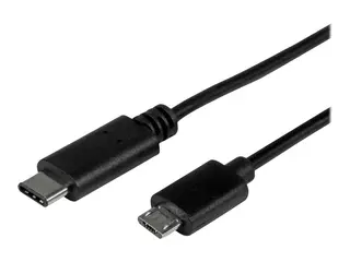 StarTech USB C to Micro USB Cable 0.5m - M/M - Thunderbolt 3 Compatible - Micro USB Cord -USB Type C to Micro USB Cable (USB2CUB50CM) - USB-kabel - USB-C (hann) til Micro-USB type B (hann) - USB 2.0 - 50 cm - svart