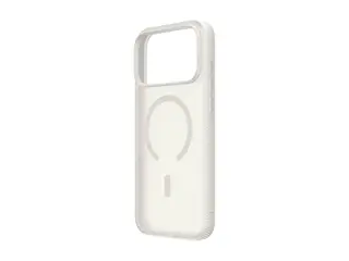 Belkin SheerForce Grip Series - Baksidedeksel for mobiltelefon MagSafe-samsvar - laget av resirkulerte materialer - sand - for Apple iPhone 17 Pro Max