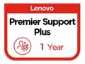 Lenovo Premier Support Plus Upgrade utvidet serviceavtale - 1 &#229;r - p&#229; stedet
