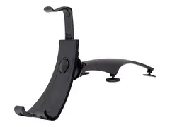 Unisynk - Dashbordmonteringsholder for mobiltelefon fra 104 mm til 168 mm h&#248;y - svart