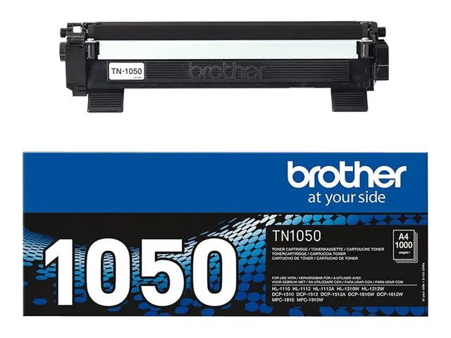Brother TN1050 - Svart - original - tonerpatron - for Brother DCP-...