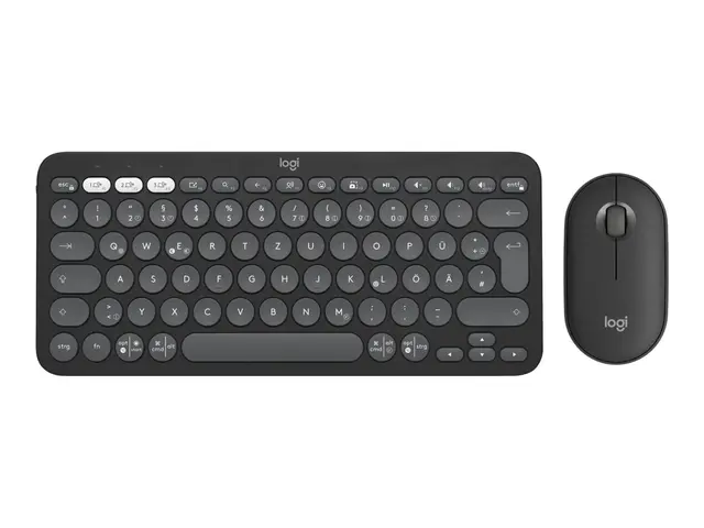 Logitech Pebble 2 Combo - Tastatur- og mussett trådløs Bluetooth L...
