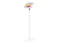 Compulocks - Monteringssett (stativ, hus) for nettbrett - låsbar - høyverdig aluminium - hvit - skjermstørrelse: 8.3" - monteringsgrensesnitt: VESA - plassering på gulv - for Apple 10.9-inch iPad (10. generasjon); iPad (A16)