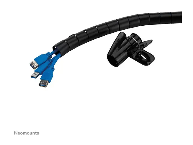 Neomounts - Kabelstyringsmuffe for 1-5 cables, universal svart 2 m