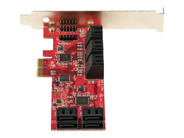 StarTech.com SATA PCIe Card, 10 Port Expansion card, 6Gbps Low/Ful...