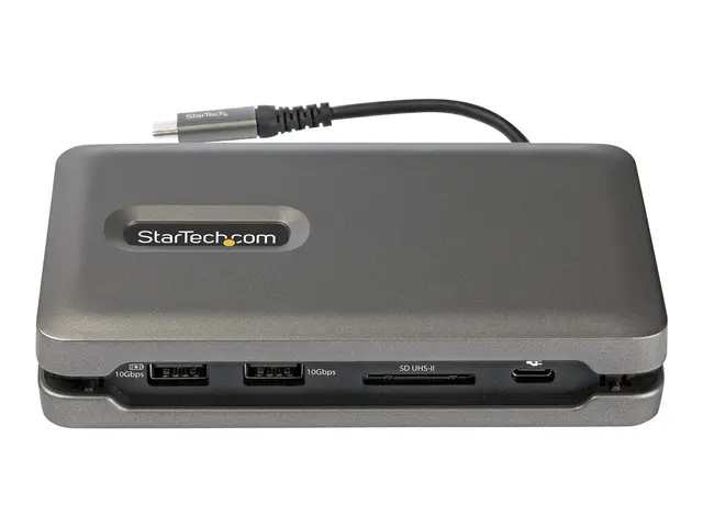 StarTech.com USB C Multiport Adapter, to 4K 60Hz HDMI 2.0, 2-Port ...