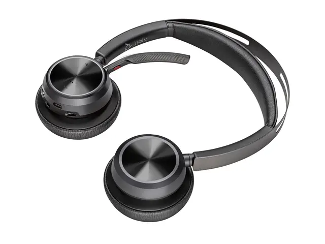 HP Poly Voyager Focus 2 - Hodesett on-ear Bluetooth trådløs aktiv ...