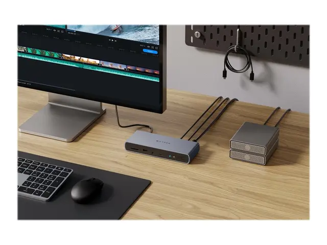 Targus HyperDrive - dokkingstasjon USB-C / Thunderbolt 4 HDMI 1GbE...