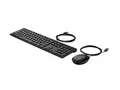 HP Desktop 320MK - Tastatur- og mussett full size - USB - QWERTY - Pan Nordic