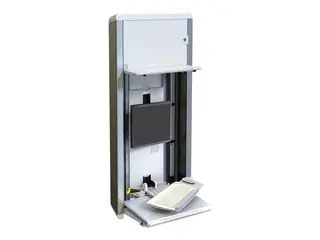 Ergotron StyleView VL - PC-hussystem - veggmonterbar 22" - hvit