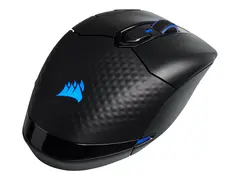 CORSAIR Gaming DARK CORE RGB PRO Mus - optisk - 8 knapper - trådløs, kablet - 2.4 GHz, Bluetooth 4.2 LE, USB 2.0 - svart