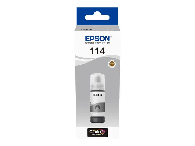 Epson EcoTank 114 - 70 ml - grå - original - blekkrefill - for Eco...