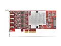 StarTech.com 4-Port USB Type-C PCIe Card, USB-C 10Gb, 4x Controllers, TAA USB-adapter - PCIe 3.0 x4 lav profil - USB-C 3.2 Gen 2 x 4 - TAA-samsvar