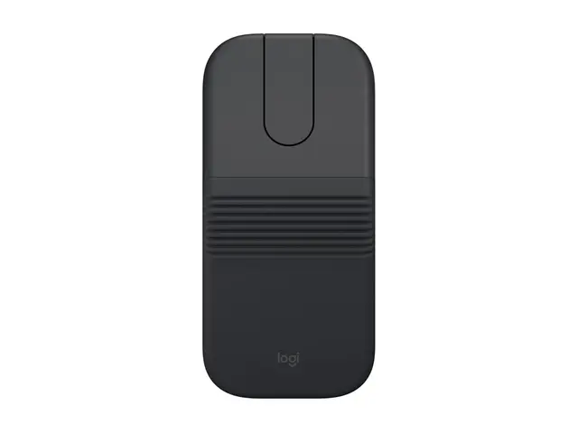 Logitech Mobi Fold for Business - Mus - høyre- og venstrehåndet optisk - 4 knapper - trådløs - Bluetooth 5.0 LE, 2.4 GHz - Logitech Logi Bolt USB-C-mottaker - grafitt 