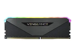 CORSAIR Vengeance RGB RT - DDR4 sett - 16 GB: 2 x 8 GB - DIMM 288-pin / PC4-25600 - ikke-bufret