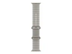 Apple - Bånd for smart armbåndsur - 49 mm, naturlig titanfinish 130 - 200 mm - translucentgrå