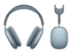 Apple AirPods Max - 2. generasjon hodetelefoner med mikrofon - full st&#248;rrelse - Bluetooth - tr&#229;dl&#248;s - aktiv st&#248;ydemping - bl&#229;