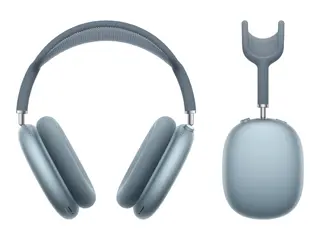 Apple AirPods Max - 2. generasjon hodetelefoner med mikrofon - full st&#248;rrelse - Bluetooth - tr&#229;dl&#248;s - aktiv st&#248;ydemping - bl&#229;