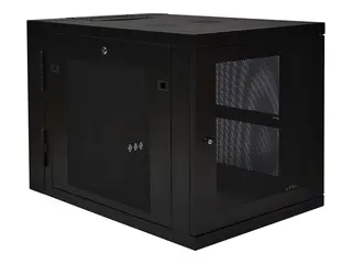 Eaton Tripp Lite Series 12U Wall Mount Rack Enclosure Server Cabinet Hinged 33&quot; Extended Depth Rack skap - veggmonterbar - svart - 12U - 19&quot;