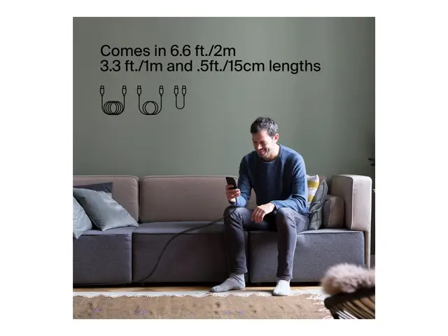 Belkin BoostCharge - USB-kabel 24 pin USB-C (hann) til 2 m svart