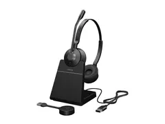 Jabra Engage 55 SE Stereo - Hodesett - on-ear DECT - tr&#229;dl&#248;s - USB-A via DECT adapter - UC-sertifisert