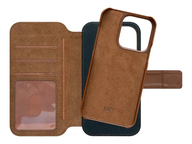 KEY Unstad - Lommebok for mobiltelefon MagSafe-samsvar kunstlær, 1...