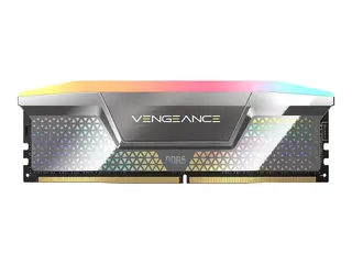 CORSAIR Vengeance RGB - DDR5 - sett 48 GB: 2 x 24 GB - DIMM 288-pin - 4000 MHz / PC5-64000 - CL38 - klokkete ubufferte - sølv