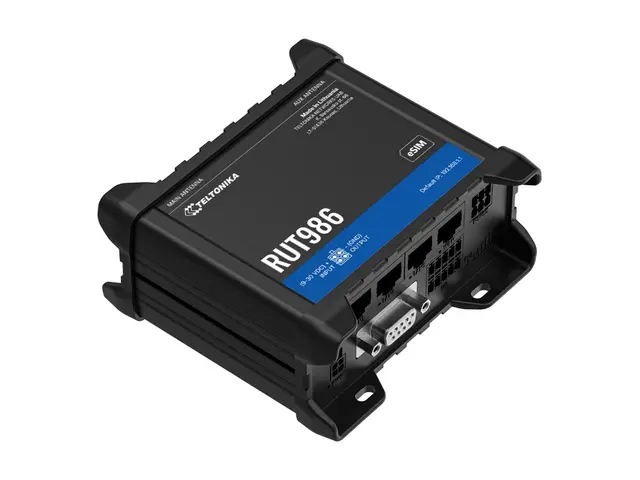 Teltonika RUT986 - Trådløs ruter WWAN 3-portssvitsj 2,4 GHz 4G, 3G...