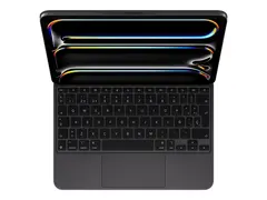 Apple Magic Keyboard - Tastatur og folioveske med styrepute - bakbelysning - Apple Smart connector - QWERTY - Spansk - svart