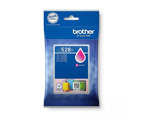 Brother LC528M - Magenta - original - pute pakke - blekkpatron - f...