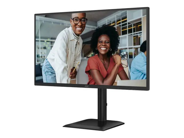 AOC 27E4CV - LED-skjerm - 27" - 1920 x 1080 Full HD (1080p) @ 120 Hz IPS - 300 cd/m² - 1500:1 - 4 ms - HDMI, DisplayPort, USB-C - høyttalere - svart 
