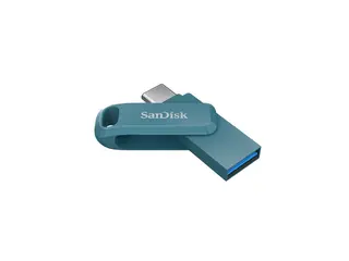 SanDisk Ultra Dual Drive Go - USB-flashstasjon 256 GB - USB 3.2 Gen 1 / USB-C - navagio-br&#248;nn