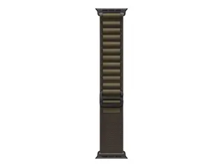 Apple - Sløyfe for smart armbåndsur - 49 mm, svart titanfinish Stor størrelse - mørk olivenfarge
