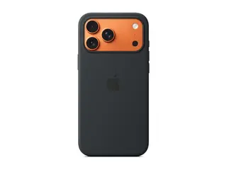 Apple - Baksidedeksel for mobiltelefon - MagSafe-samsvar silikon - svart - for iPhone 17 Pro Max
