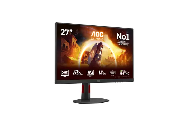 AOC Gaming Q27G4SRU - LED-skjerm gaming 27" 2560 x 1440 QHD @ 320 ...