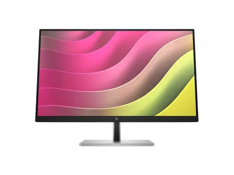 HP E24t G5 - E-Series - LED-skjerm - 23.8" berøringsskjerm - 1920 x 1080 Full HD (1080p) @ 75 Hz - IPS - 300 cd/m² - 1000:1 - 5 ms - HDMI, DisplayPort - svart, svart og sølv (stativ)