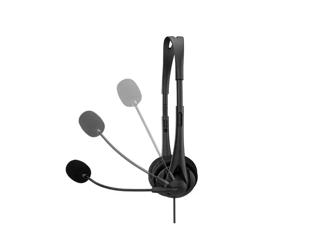 HP G2 - Hodesett on-ear kablet USB skyggesvart