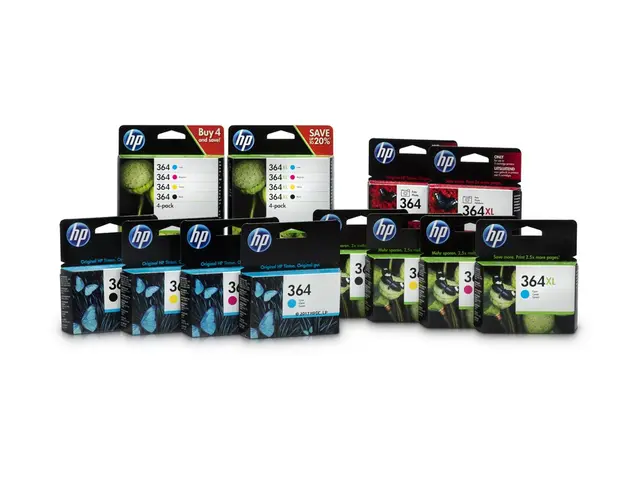 HP 364 - 4-pack svart, gul, cyan, magenta original blister blekkpa...