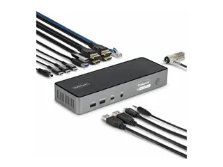 Startech - dokkingstasjon - USB-C - 2 x HDMI, 2 x DP, USB-C 2.5GbE - TAA-samsvar