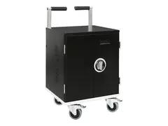 LEBA NoteCart Tablet 30 - Vogn (kun lading) for 30 nettbrett - USB-A&amp;C-lader inkludert 30x USB-C til Lightning 8-stifts-kabler - l&#229;sbar - skjermst&#248;rrelse: up to 10.2&quot; ( iPad 11&quot;)