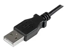 StarTech.com 2m 6 ft Micro-USB Charge-and-Sync Cable Right-Angle Micro-USB - M/M - USB to Micro USB Charging Cable - 24 AWG (USBAUB2MRA) - USB-kabel - Micro-USB type B til USB - 2 m