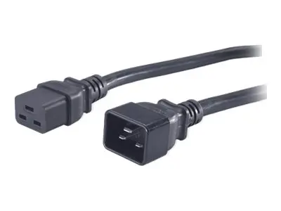APC - Strømkabel - IEC 60320 C19 til IEC 60320 C20 - 1.98 m - svar...