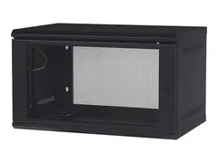 APC NetShelter WX AR106 - Skap - veggmonterbar svart - 6U - 19"